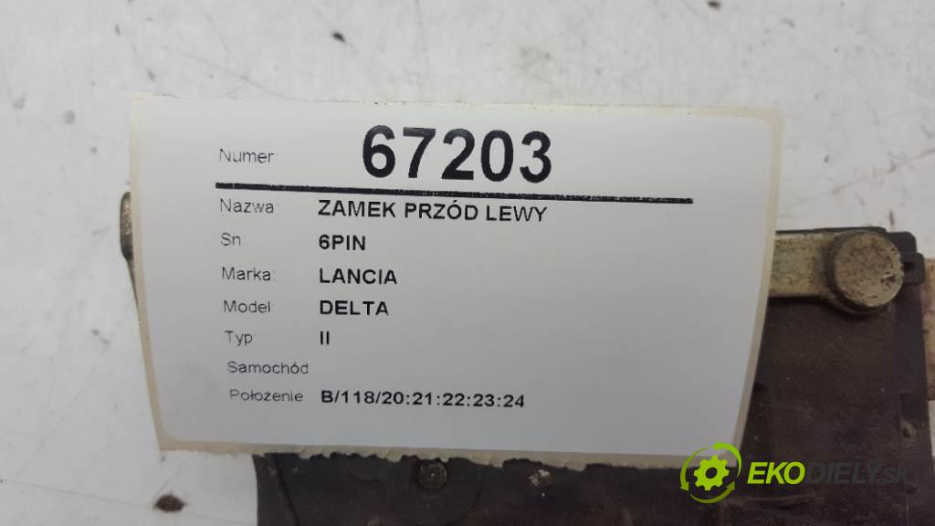 LANCIA DELTA    II  zámok přední část levý 6PIN