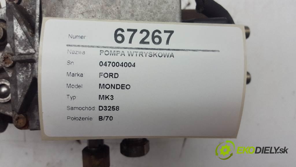 FORD MONDEO MK3 2002 90 kW MK3 1998 Pumpa vstrekovacia 047004004 (Vstrekovacie čerpadlá)