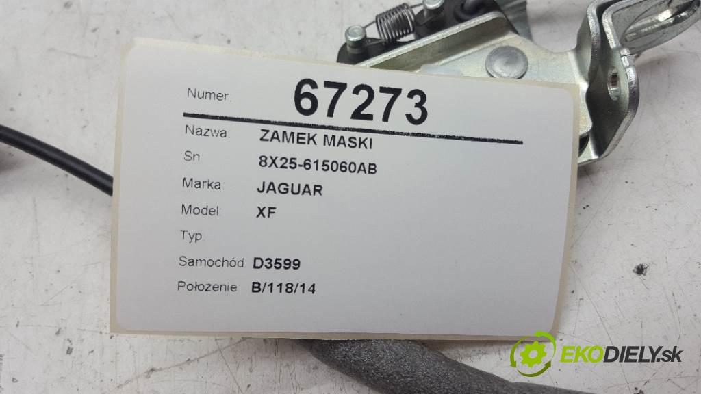 JAGUAR XF   2010 202kW   2993 zámok kapoty 8X25-615060AB