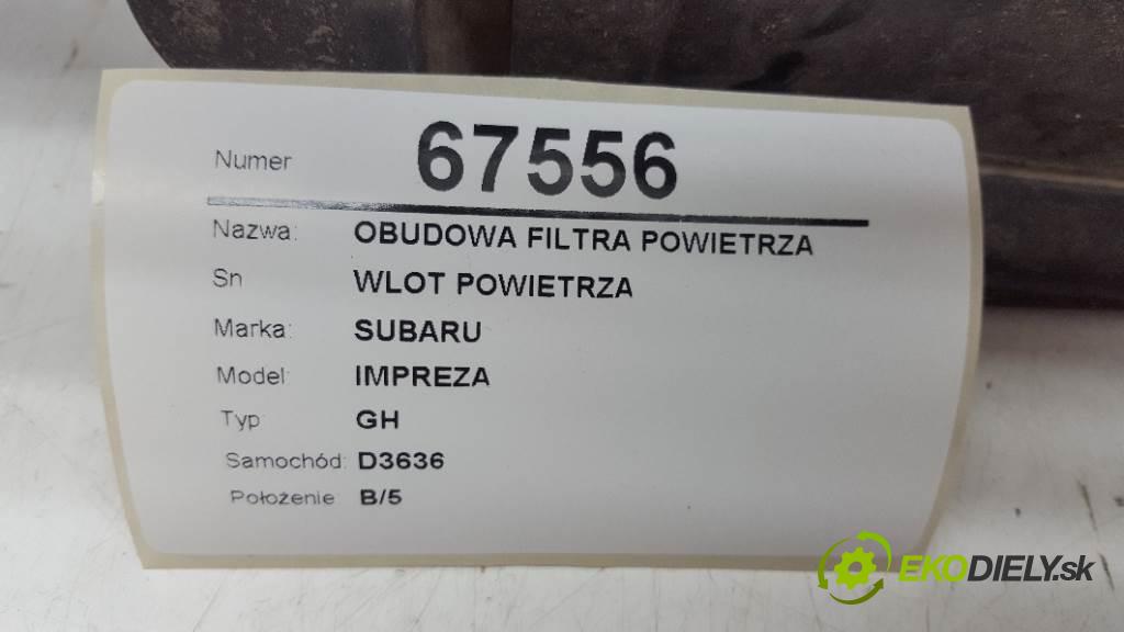 SUBARU IMPREZA GH 2009 110kW GH 1998 obal filtra vzduchu WLOT POWIETRZA  (Kryty filtrů)