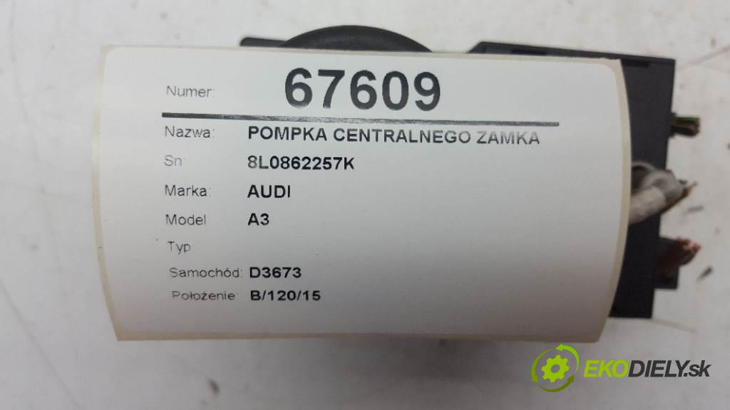 AUDI A3  2000 81kW 8L 1896 pumpa centrálneho zámku 8L0862257K (Riadiace jednotky centrálneho zámku)
