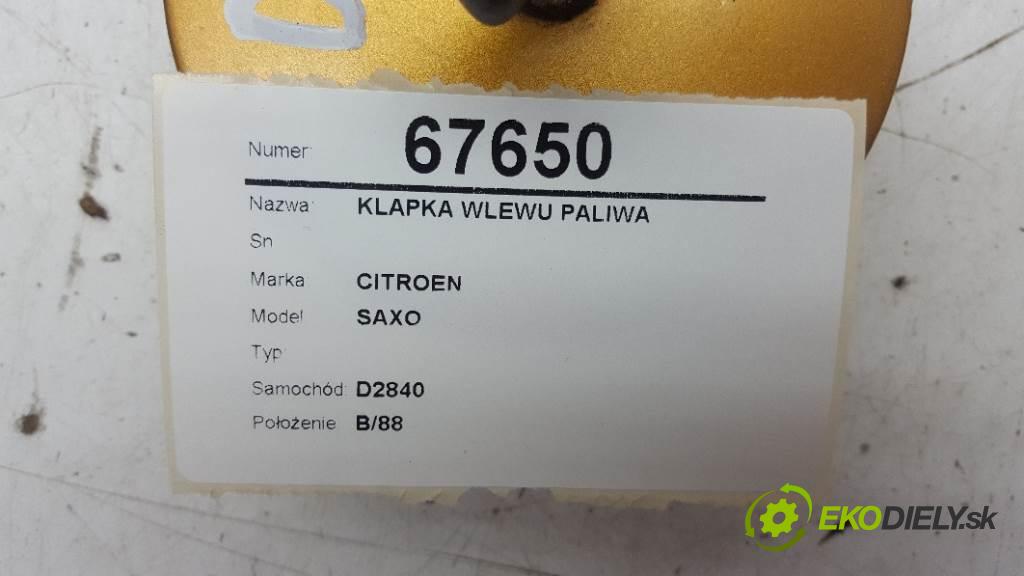 CITROEN SAXO   1999 55KW   1360 Dvierka nádrže paliva  (Ostatné)