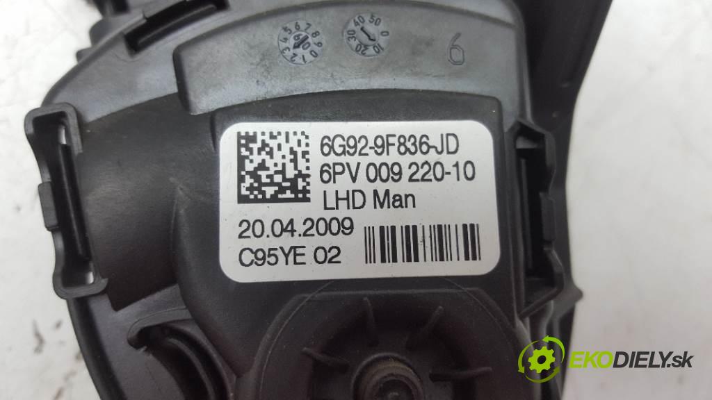 FORD S-MAX I 2009 129 kW I 2179 Potenciometer plynového pedálu 6G92-9F836-JD (Pedále)