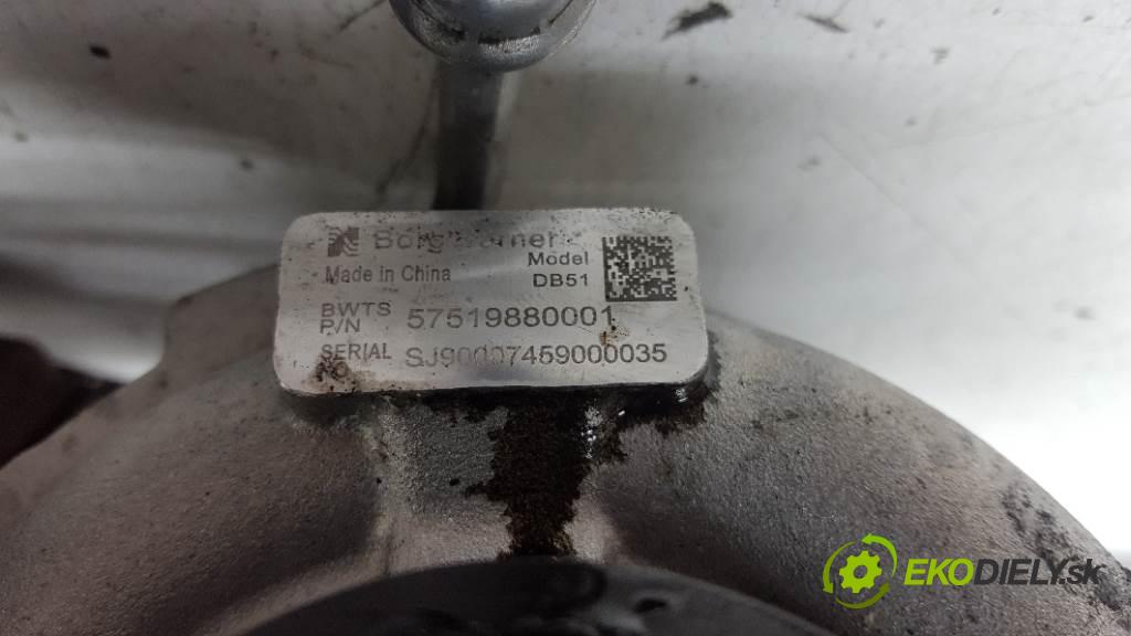 BMW 5 E39 530D 2002 142kW 530D 2926 turbo 57519880001 (Turbodúchadla (kompletní))
