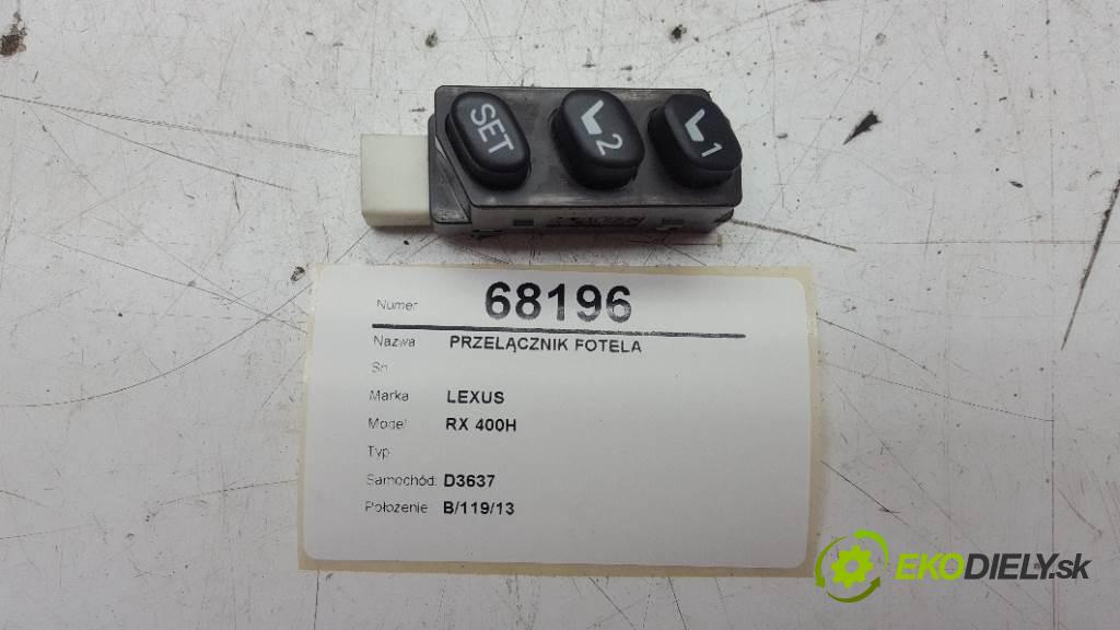 LEXUS RX 400H  2007 155kW   3311 Prepínač sedačky