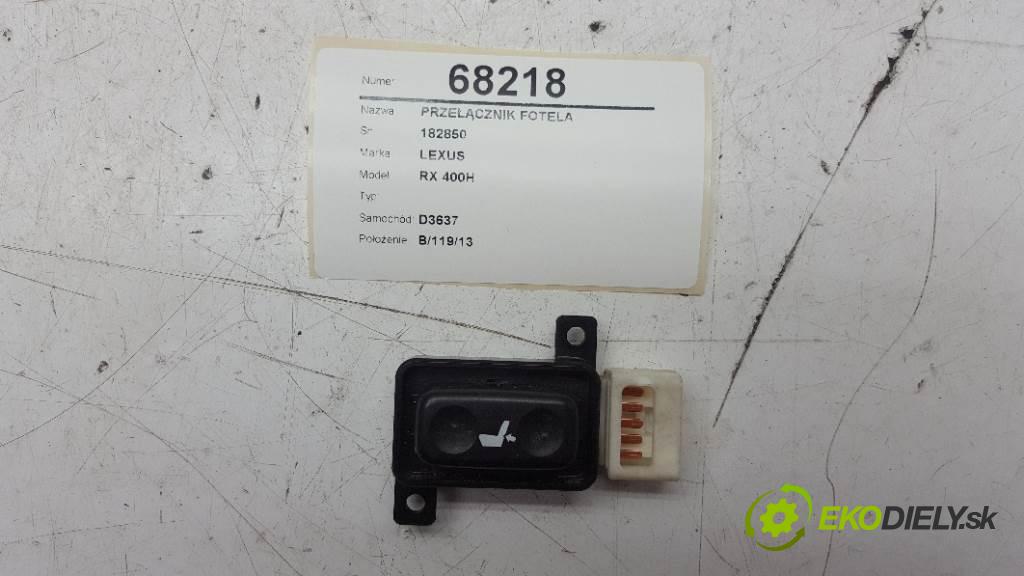 LEXUS RX 400H  2007 155kW   3311 Prepínač sedačky 182850