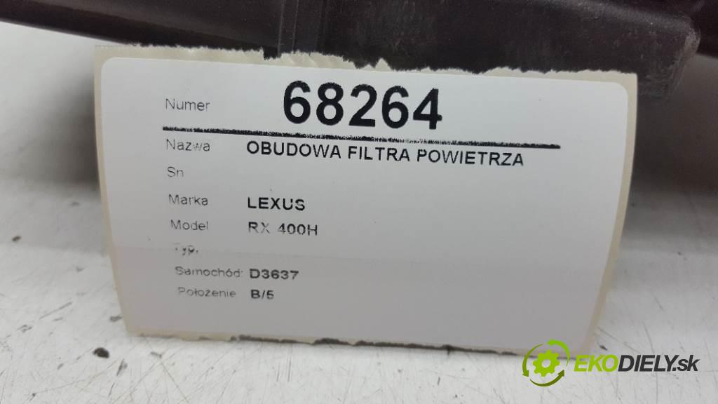 LEXUS RX 400H  2007 155kW   3311 obal filtra vzduchu  (Kryty filtrů)