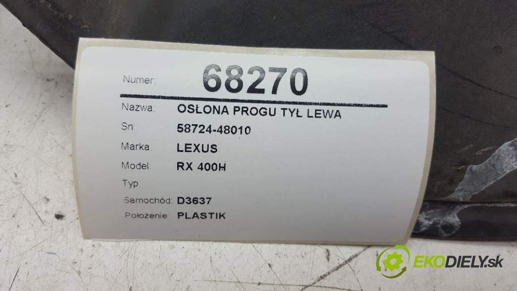 LEXUS RX 400H  2007 155kW   3311 Clona prahu zad ľavá strana 58724-48010