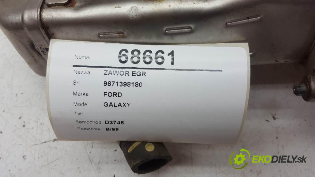 FORD GALAXY  1999 81kW IV 1896 ventil EGR 9671398180 (Recirkulace spalin EGR)