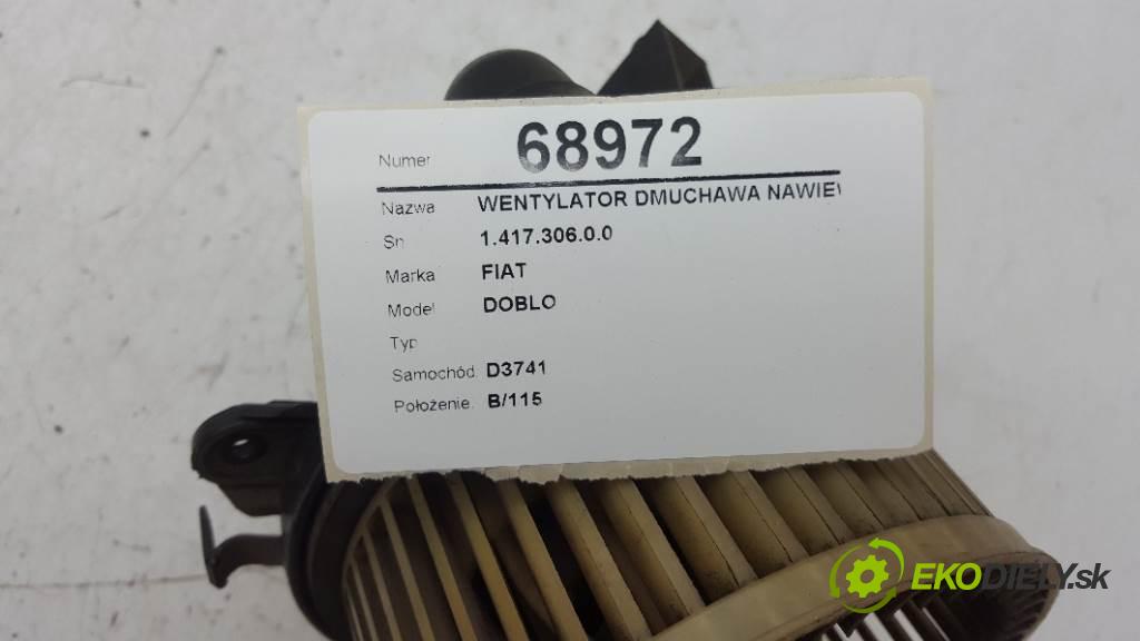 FIAT DOBLO  2003 45kW   1910 Ventilátor ventilátor kúrenia 1.417.306.0.0 (Ventilátory kúrenia)