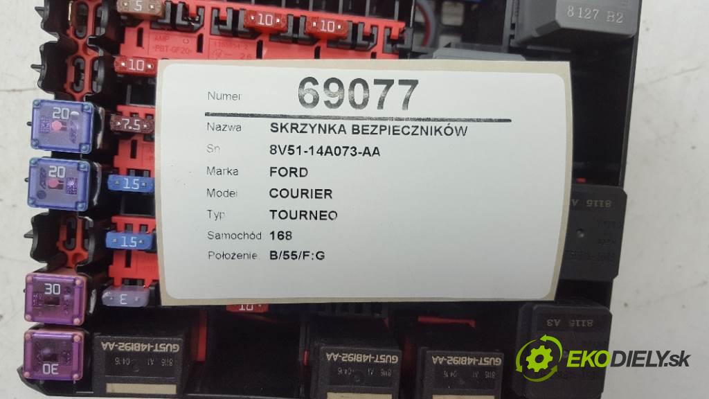 FORD COURIER TOURNEO  2018 773kW TOURNEO  1499 skříňka poistková 8V51-14A073-AA (Pojistkové skříňky)