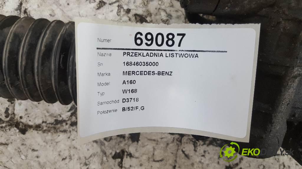 MERCEDES-BENZ A160 W168 2003 55kW W168 1689 riadenie 16846035000 (Riadenia)