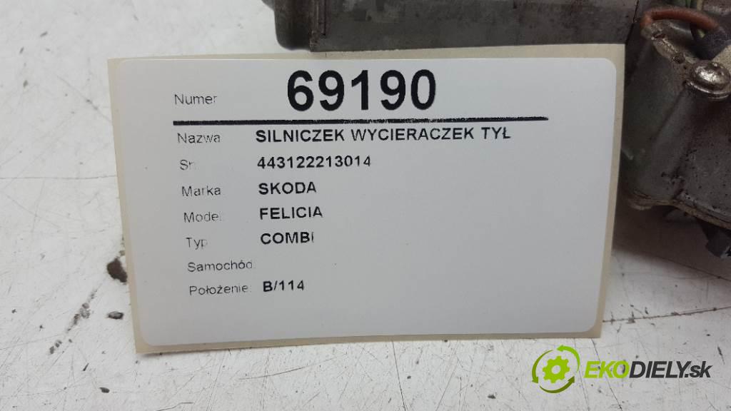 SKODA FELICIA    COMBI   Motorček stieračov zad 443122213014 (Ostatné)