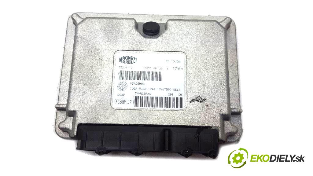 LANCIA MUSA  2006 66kW   1248 riadiaca jednotka Motor 55208119 (Riadiace jednotky)