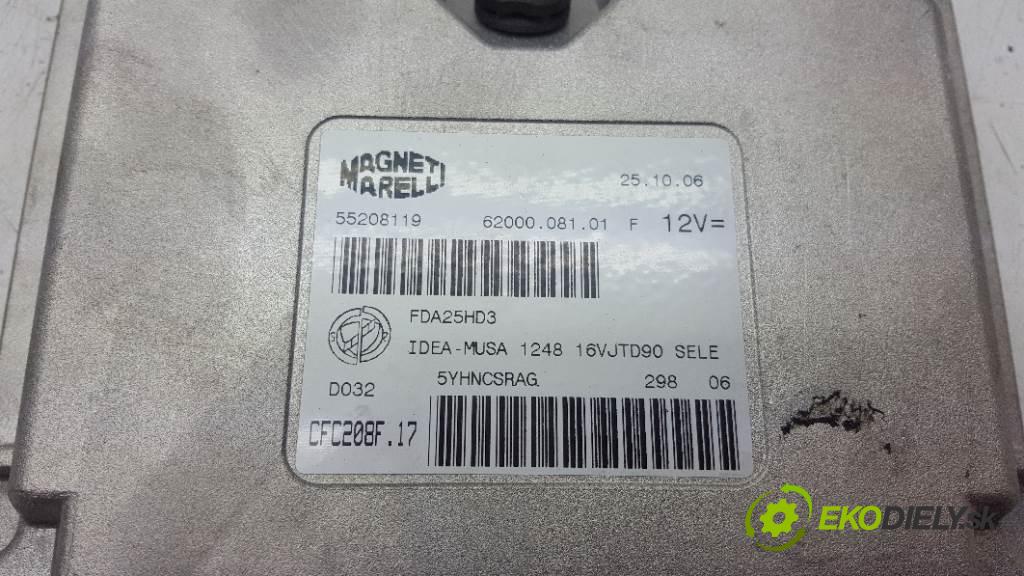 LANCIA MUSA  2006 66kW   1248 riadiaca jednotka Motor 55208119 (Riadiace jednotky)