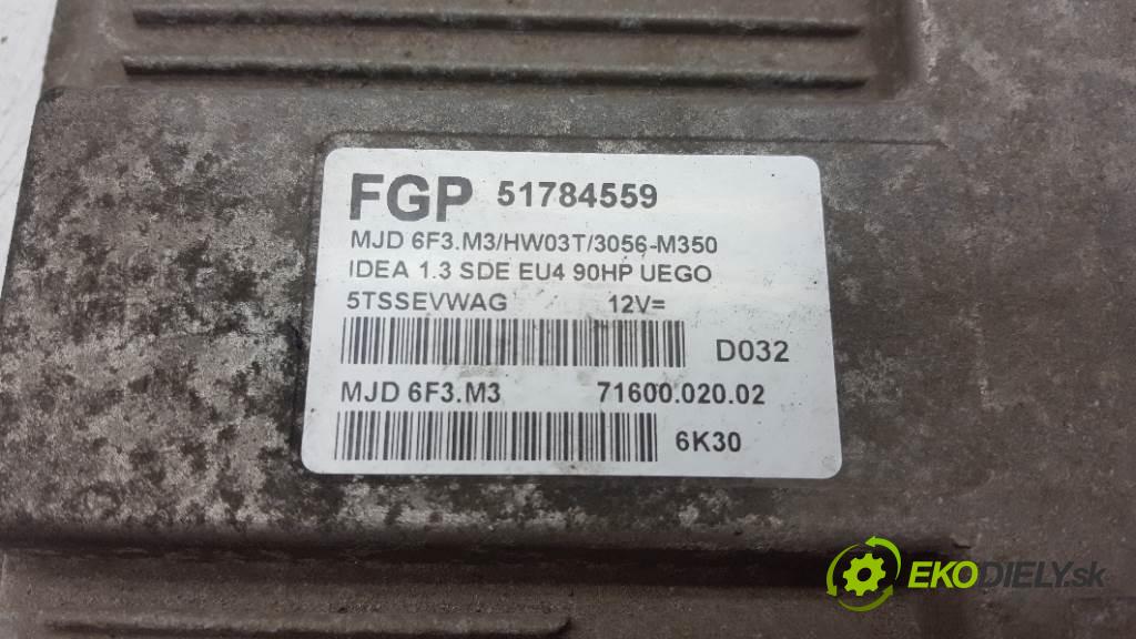 LANCIA MUSA  2006 66kW   1248 riadiaca jednotka Motor 51784559 (Riadiace jednotky)