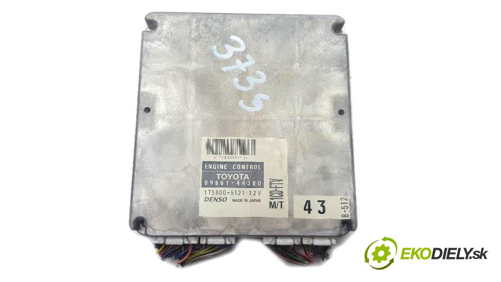 TOYOTA AVENSIS  2001 85kW   1995 riadiaca jednotka Motor 89661-44300 (Riadiace jednotky)