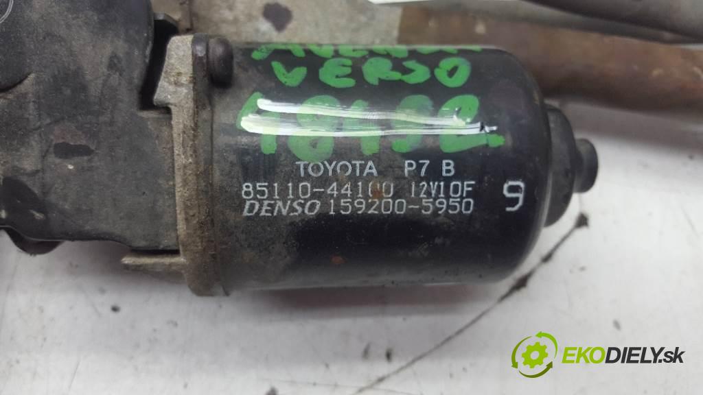 TOYOTA AVENSIS  2001 85kW   1995 Mechanizmus stieračov predný 85110-44100 (Motorčeky stieračov predné)