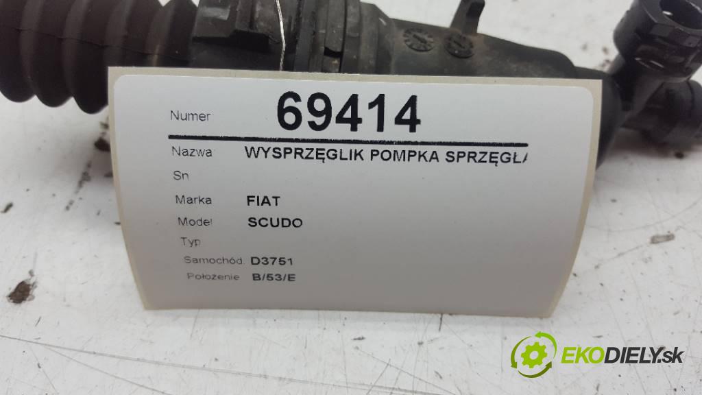 FIAT SCUDO  2001 80kW    1997 Spojkový valec pumpa spojky  (Valce a ložiská)