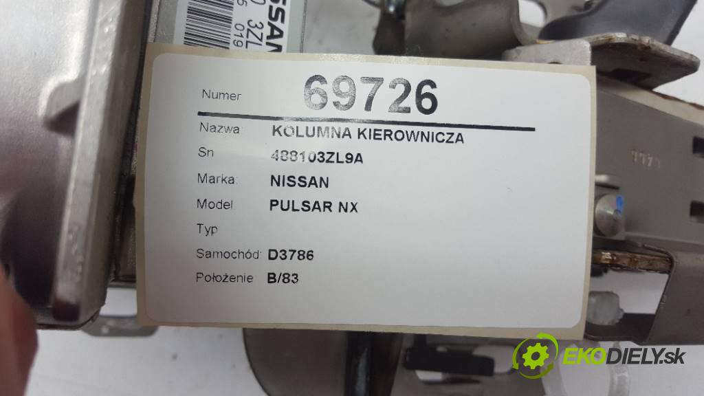 NISSAN PULSAR NX   2017 85kW   1197 Hriadeľ, tyč volantu 488103ZL9A (Tyče riadenia (volantu))