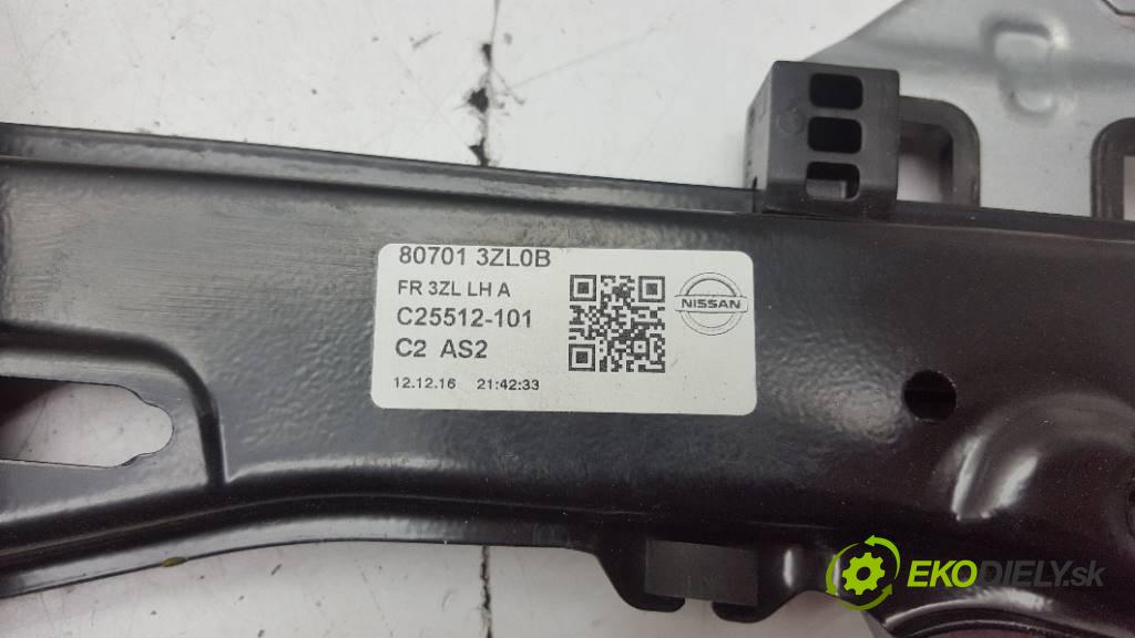 NISSAN PULSAR NX   2017 85kW   1197 Mechanizmus okna predný ľavy 807013ZL0B (Predné ľavé)