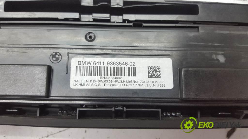 BMW 420D F36 2017 140kW F36 1995 Panel ovládania kúrenia 64119363546-02 (Prepínače, spínače, tlačidlá a ovládače kúrenia)