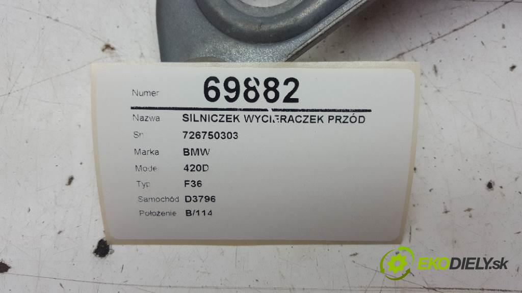 BMW 420D F36 2017 140kW F36 1995 Motorček stieračov predný 726750303 (Motorčeky stieračov predné)