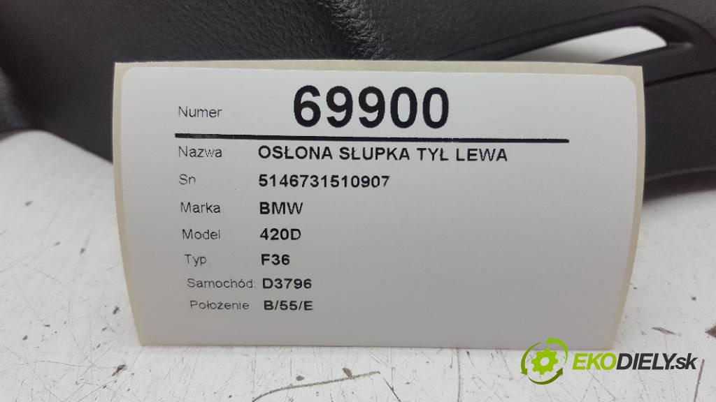 BMW 420D F36 2017 140kW F36 1995 Clona stĺpika zad ľavá strana 5146731510907