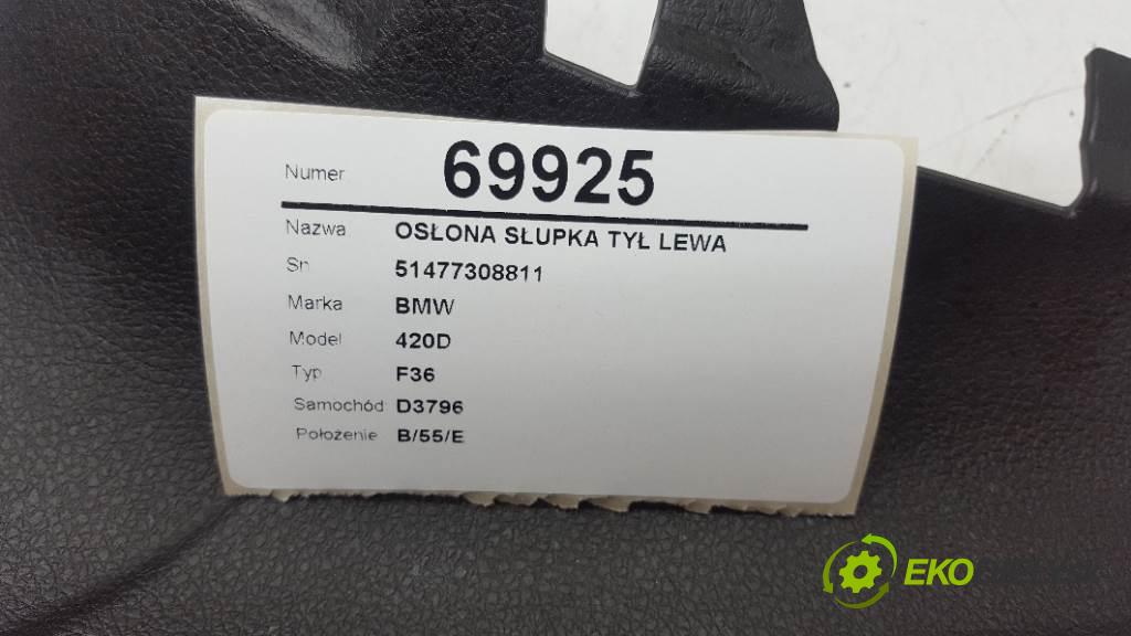BMW 420D F36 2017 140kW F36 1995 Clona stĺpika zad ľavá strana 51477308811