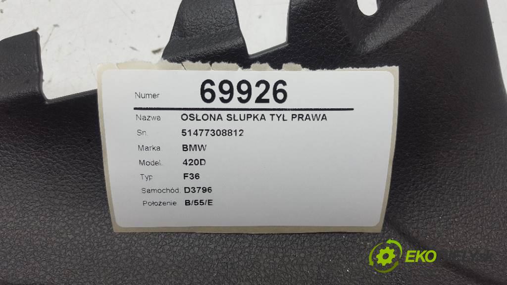 BMW 420D F36 2017 140kW F36 1995 Clona stĺpika zad pravá 51477308812