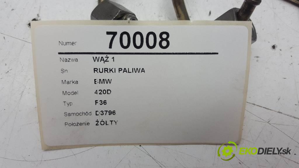 BMW 420D F36 2017 140kW F36 1995 hadice 1 RURKI PALIWA