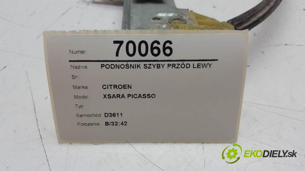 CITROEN XSARA PICASSO  2020 85kW    1749 Mechanizmus okna predný ľavy  (Predné ľavé)