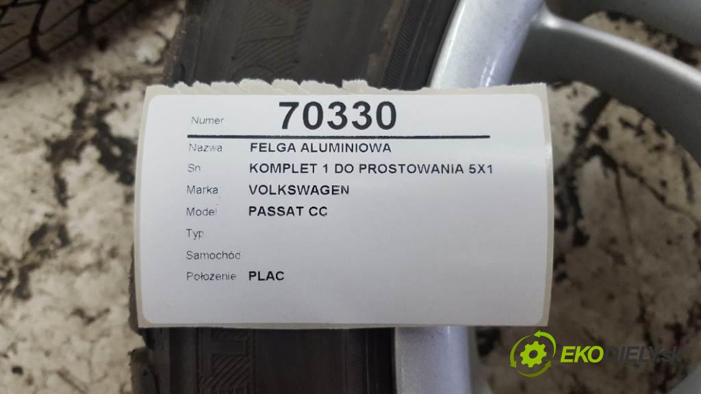 VOLKSWAGEN PASSAT CC       disk KOMPLET 1 DO PROSTOWANIA 5X112/5X100 7,5JX17H2 ET. (Hliníkové)