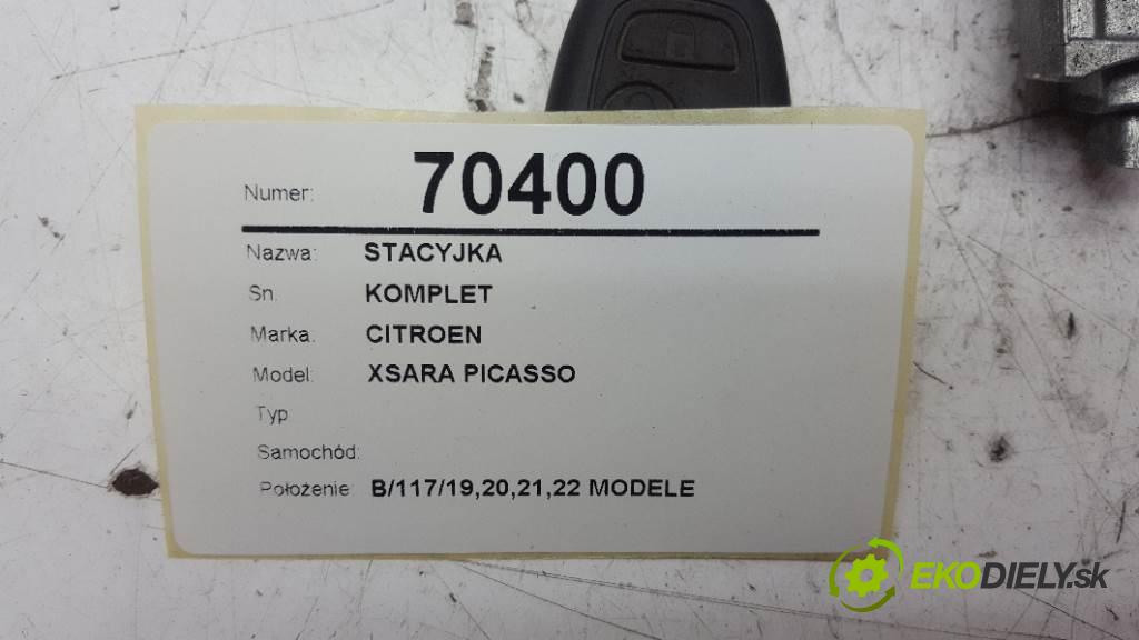 CITROEN XSARA PICASSO        spínačka KOMPLET (Spínací skříňky a klíče)