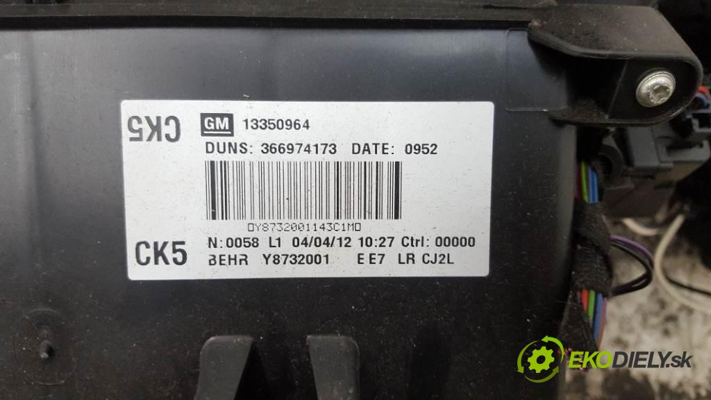 OPEL ASTRA  2012 85kW   1598 Výhrevné teleso, radiátor kúrenia 13350964 (Radiátory kúrenia)