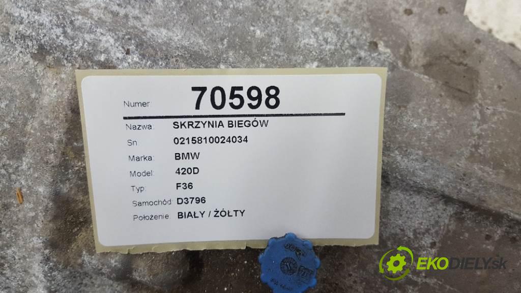 BMW 420D F36 2017 140kW F36 1995 Prevodovka 0215810024034 (Prevodovky)