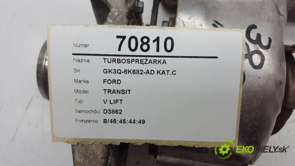 FORD TRANSIT V LIFT 2019 125kW V LIFT 1995 Turbodúchadlo,turbo GK3Q-6K682-AD KAT.C (Turbodúchadlá (kompletné))