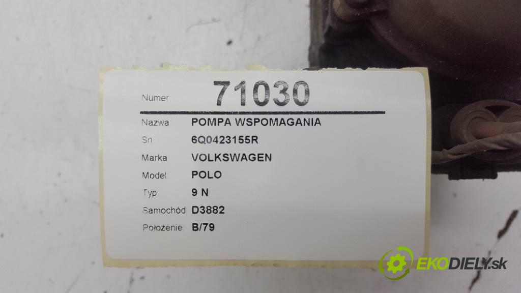 VOLKSWAGEN POLO 9 N 2002 55kW 9 N 1390 pumpa servočerpadlo 6Q0423155R (Servočerpadlá, pumpy řízení)