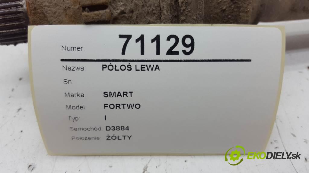 SMART FORTWO I 2004 30kW I 799 Poloos ľavá strana  (Poloosy)