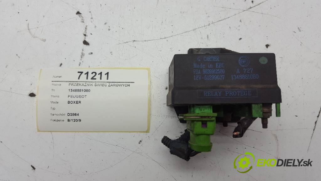 PEUGEOT BOXER  2005 74kW    2179 relé sviečok žhavenia 1348881080 (Relé)