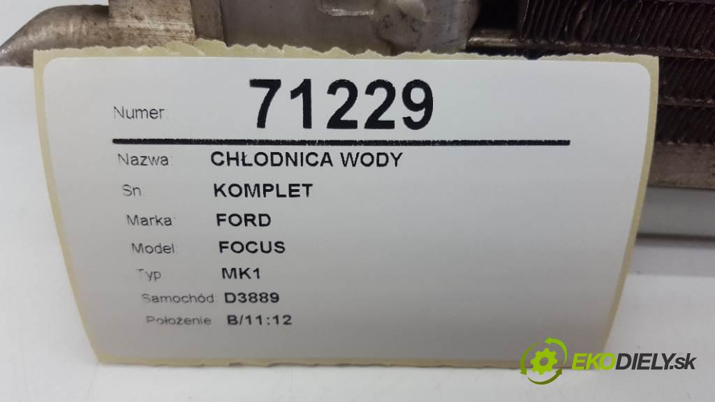 FORD FOCUS MK1 2002 66kW MK1 1753 chladič vody KOMPLET (Chladiče vody)