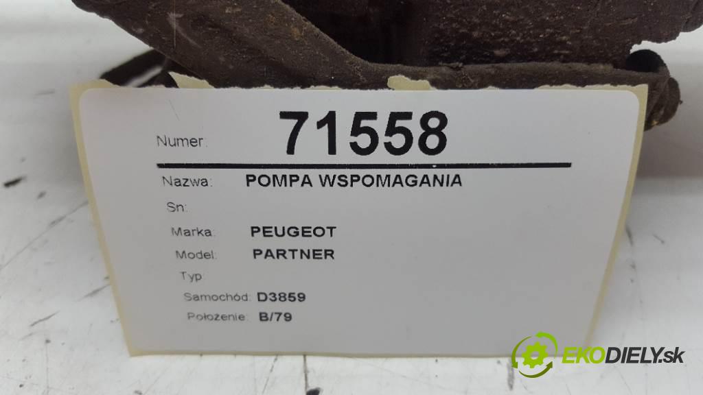 PEUGEOT PARTNER  2014 66kW    1560 Pumpa servočerpadlo  (Servočerpadlá, pumpy riadenia)