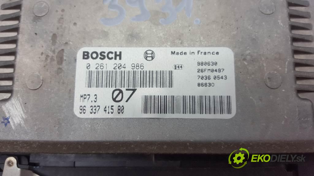 CITROEN XSARA  1998 55kW    1360 riadiaca jednotka Motor 9633741580 (Riadiace jednotky)