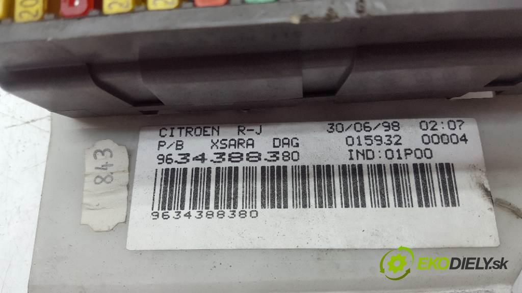 CITROEN XSARA  1998 55kW    1360 modul BSI 9634388380 (Pojistkové skříňky)