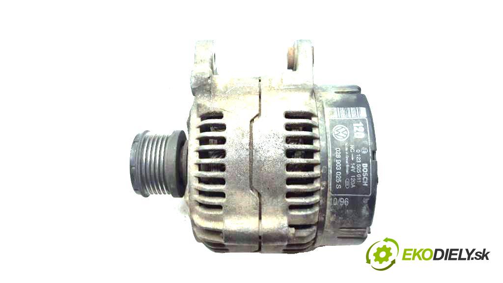 VOLKSWAGEN SHARAN  1997 81kW I 1896 Alternátor 0123505011 (Alternátory)