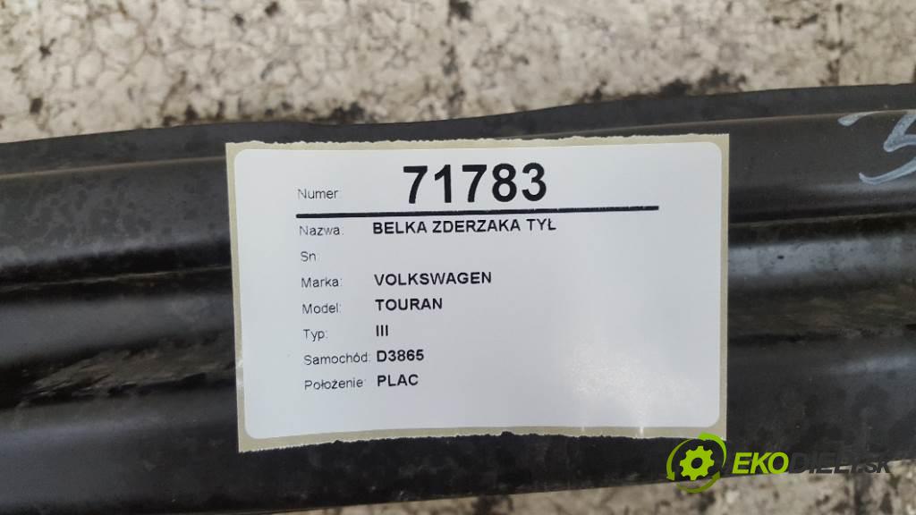 VOLKSWAGEN TOURAN III 2017 132 kW III 1798 výztuha nárazníka zadní část