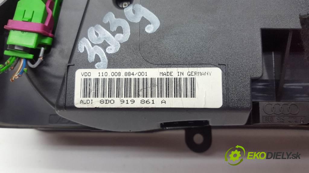 AUDI A4  1998 BRAK DANYCH    1896 prístrojovka 8D0919861A (Přístrojové desky, displeje)