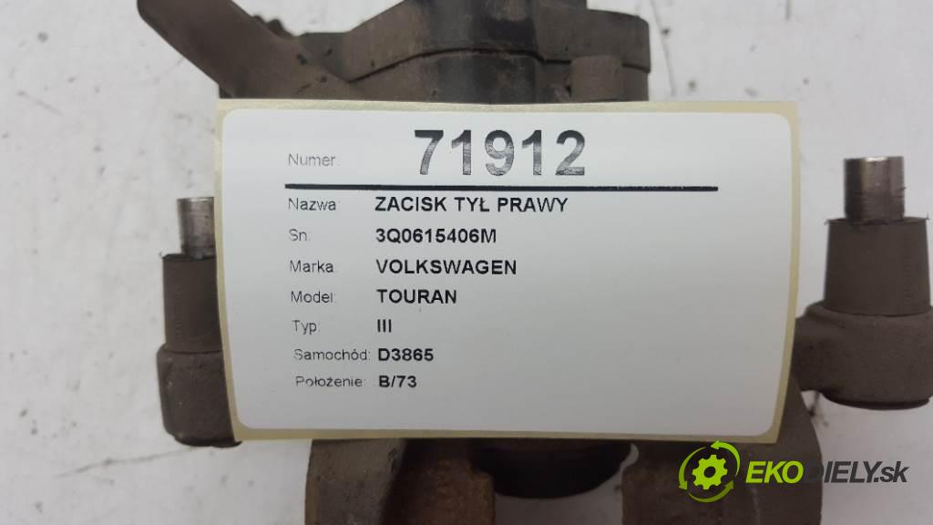 VOLKSWAGEN TOURAN III 2017 132 kW III 1798 Brzdič strmeň zad pravy 3Q0615406M (Ostatné)