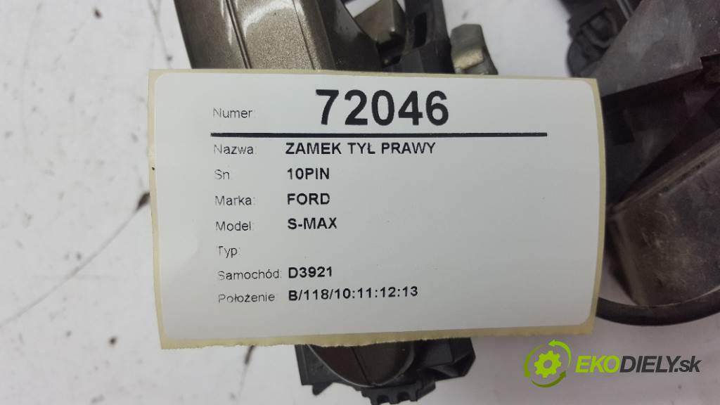 FORD S-MAX  2011 103kW    1997 zámok zadní část pravý 10PIN AM2A-R26412-AA