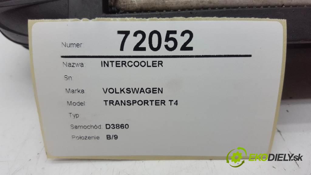 VOLKSWAGEN TRANSPORTER T4  1998 75kW     2461 intercooler  (Intercoolery (chladiče nasávaného vzduchu))
